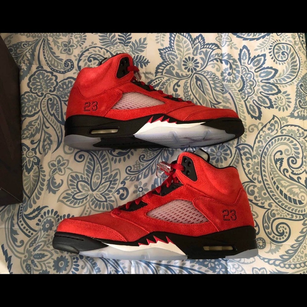 Jordan 5 retro Raging Bull Red